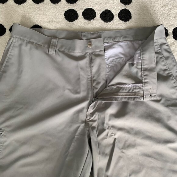 Callaway Golf Shorts Gray Performance Side Zip Pocket Casual Activewear - Picture 2 of 10